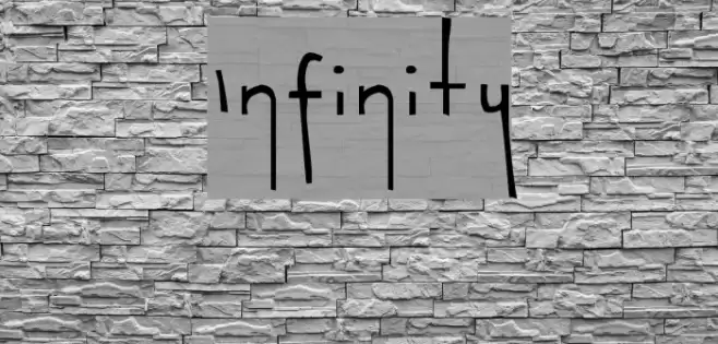 Infinity Font examples