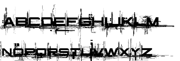 Infinium Guardian Caps Font LOWERCASE