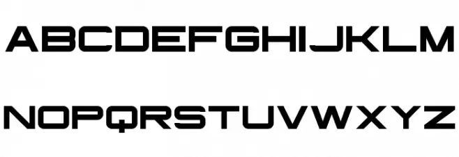 Infinium Guardian خط أحرف كبيرة