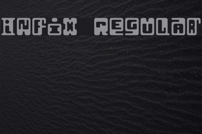 Infix Regular Font examples