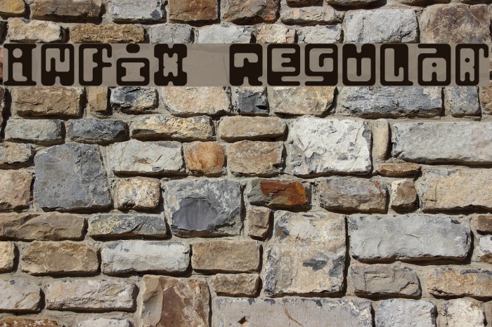Infix Regular Font examples