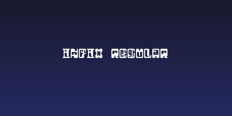 Infix Regular Social Header