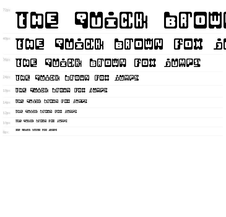 Infix Regular Waterfall