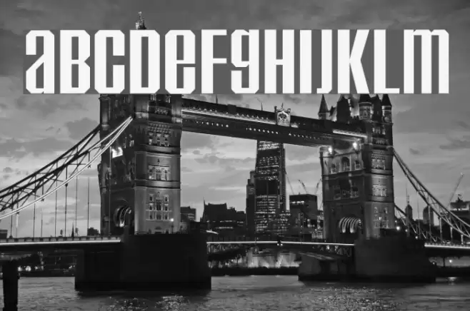 Inflammable Age Font examples