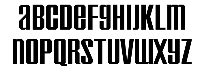 Inflammable Age Font LOWERCASE
