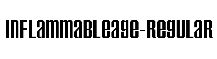 InflammableAge-Regular Font