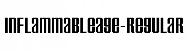 InflammableAge-Regular  Скачать бесплатные шрифты