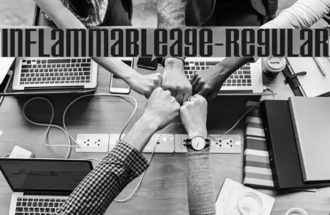 InflammableAge-Regular Font examples