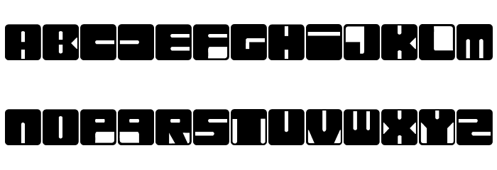 Infobubble Font LOWERCASE