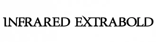 InfraRed ExtraBold  Fuentes Gratis Descargar