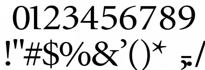 InfraRed Font OTHER CHARS