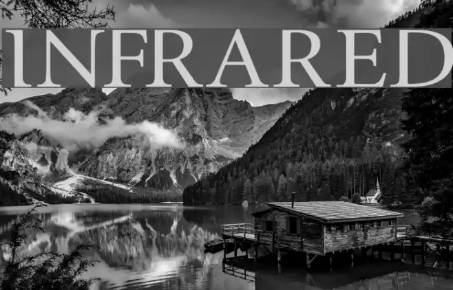InfraRed Font examples