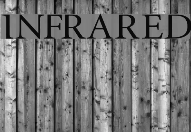 InfraRed Font examples