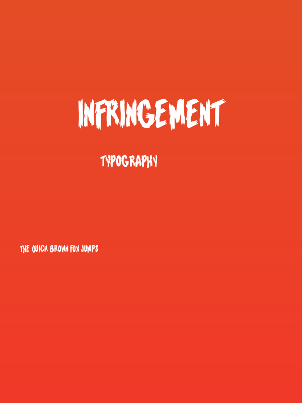Infringement Poster