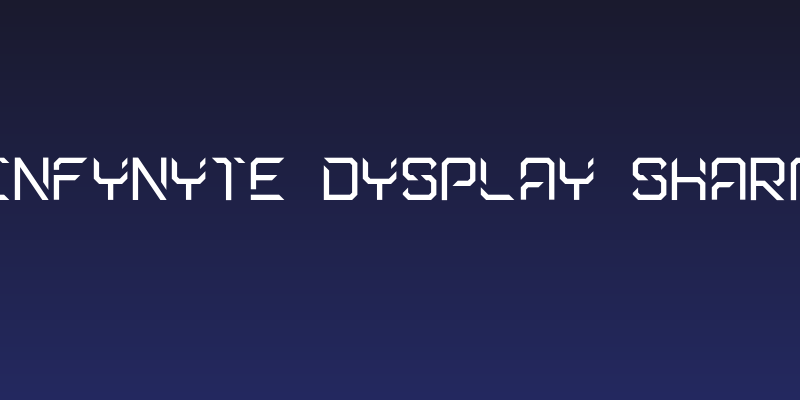 Infynyte Dysplay Sharp Social Header