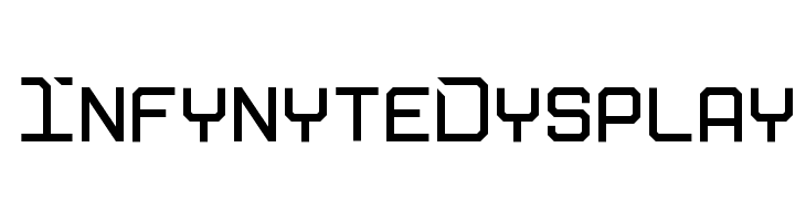 Infynyte Dysplay  font caratteri gratis