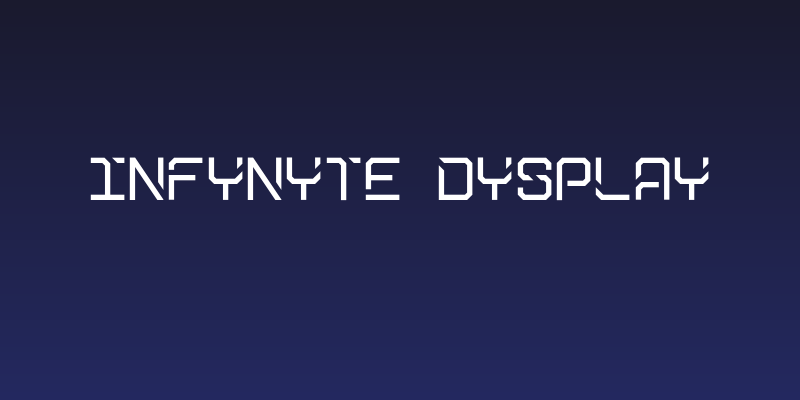 Infynyte Dysplay Social Header