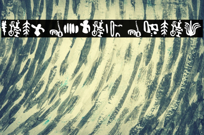 Inga Stone Signs Font examples