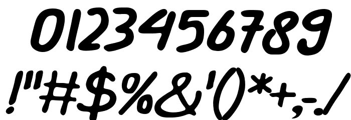 Ingat Italic Font OTHER CHARS