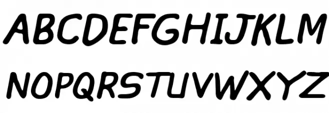 Ingat Italic Fonte MAIÚSCULAS