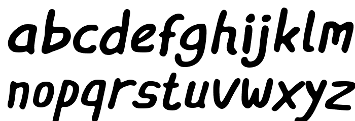 Ingat Italic Font LOWERCASE
