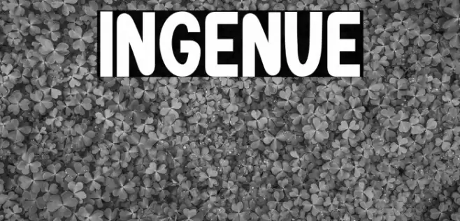 Ingenue Font examples