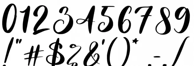 Inggitha Font OTHER CHARS