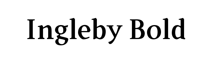 Ingleby Bold Font