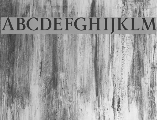 Ingleby Bold Schriftart examples