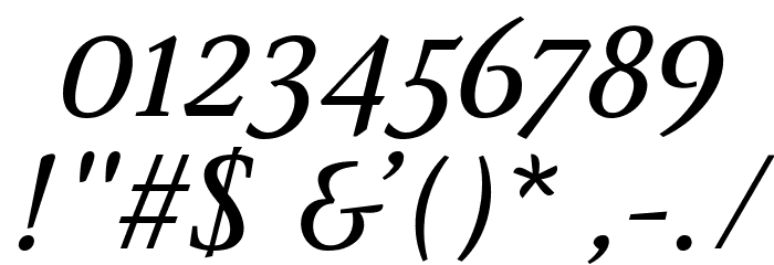 Ingleby Italic Italic Font OTHER CHARS