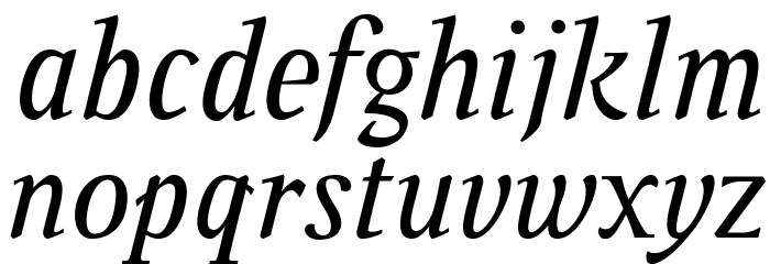 Ingleby Italic Italic Font LOWERCASE