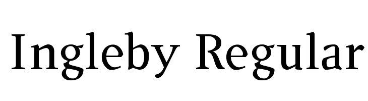 Ingleby Regular Font