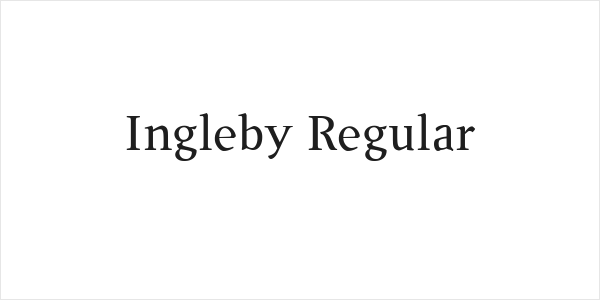 Ingleby Regular Logo