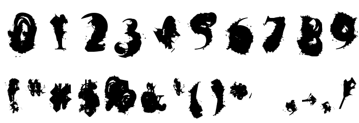 Ingloriouser フォント その他の文字