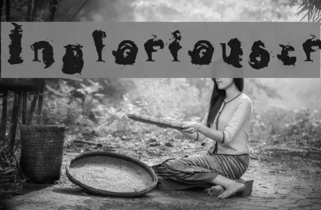 Ingloriouser フォント examples