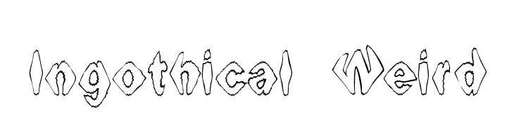 Ingothical Weird Font