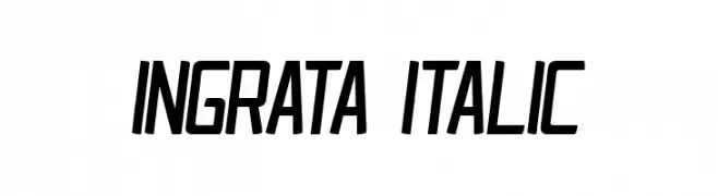 Ingrata Italic  les polices de caractères gratuit tlcharger