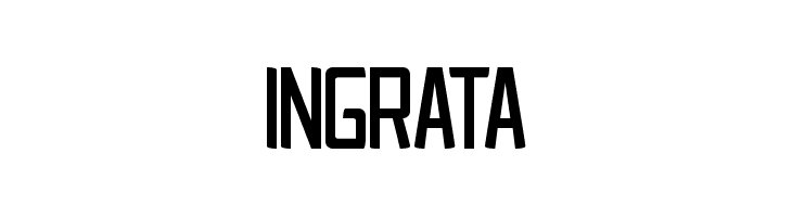 Ingrata  Frei Schriftart Herunterladen