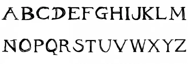 Inheritance Font フォント 小文字