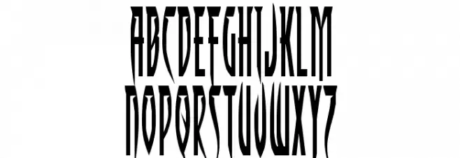 Inhumanity Condensed Caratteri MINUSCOLO