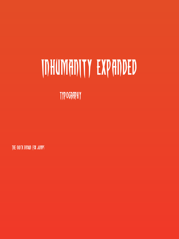 Inhumanity Expanded Poster