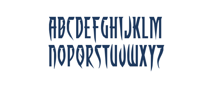 Inhumanity Extra-Expanded Lowercase