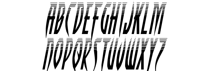 Inhumanity Halftone Italic Font LOWERCASE