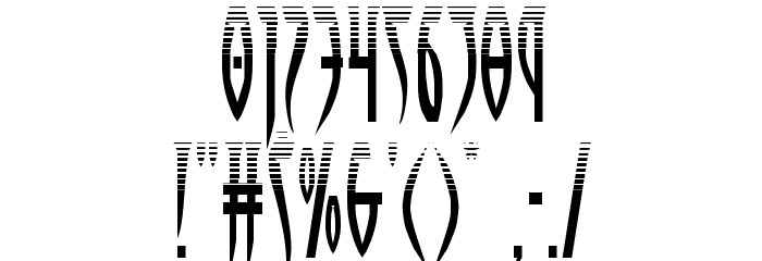 Inhumanity Halftone Font OTHER CHARS