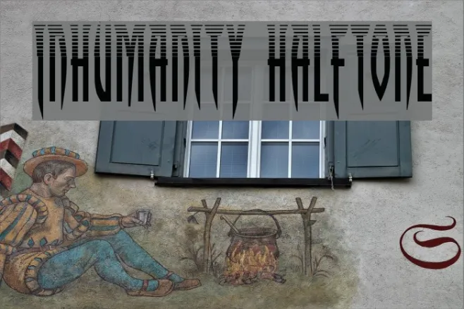 Inhumanity Halftone Example 1