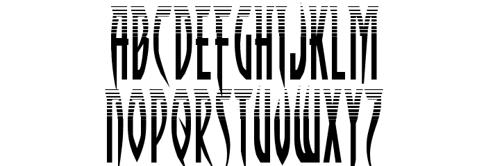 Inhumanity Halftone Font LOWERCASE