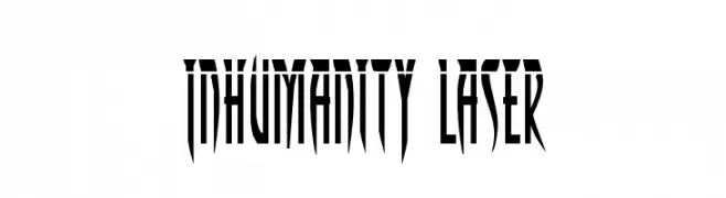 Inhumanity Laser  免费字体下载