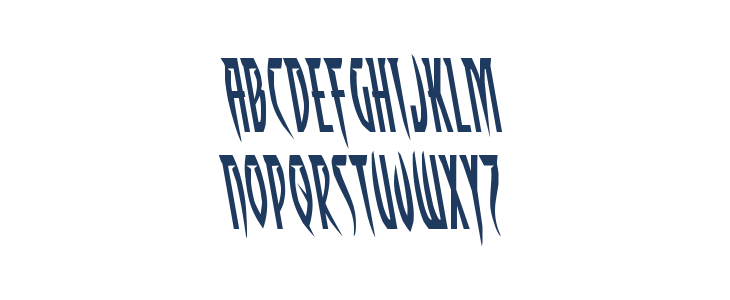 Inhumanity Leftalic Lowercase