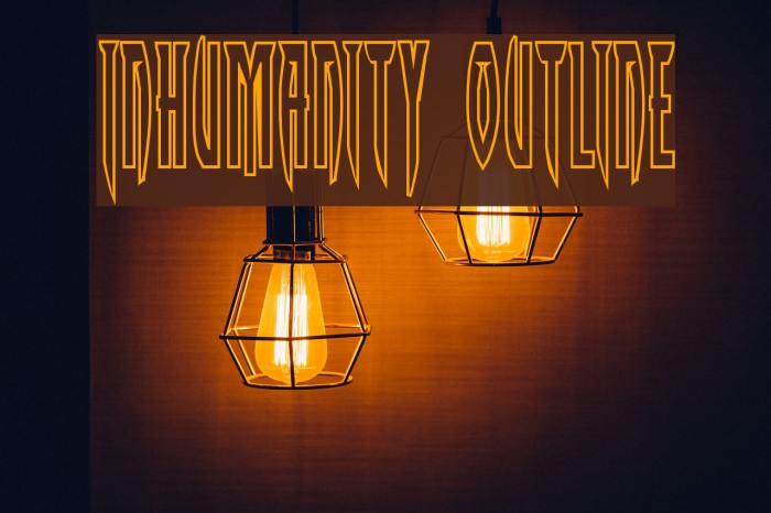 Inhumanity Outline Example 3