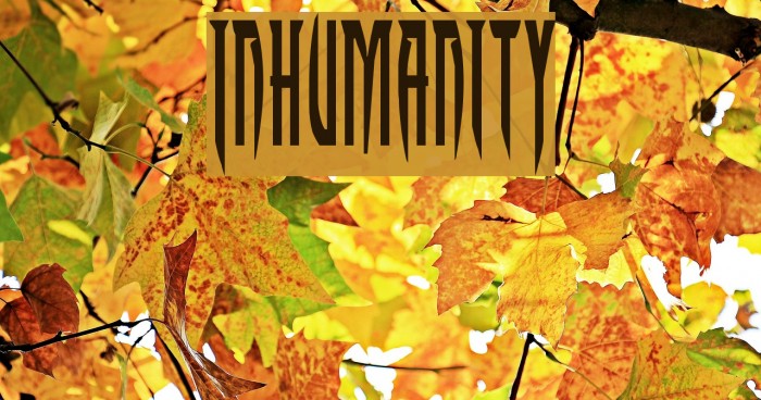 inhumanity字体